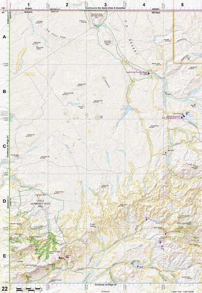 Nevada Atlas & Gazetteer Page 22 Preview 1