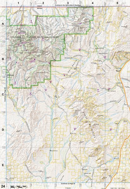 Nevada Atlas & Gazetteer Page 24 Preview 1