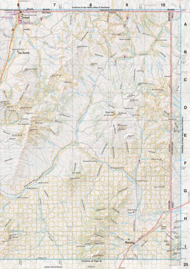 Garmin Nevada Atlas & Gazetteer Page 25 digital map