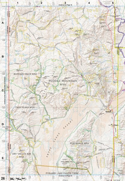 Nevada Atlas & Gazetteer Page 26 Preview 1