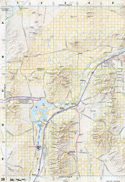Nevada Atlas & Gazetteer Page 28 Preview 1