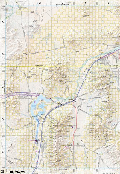 Nevada Atlas & Gazetteer Page 28 Preview 1