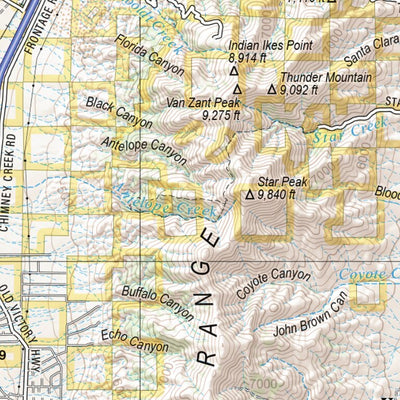 Nevada Atlas & Gazetteer Page 28 Preview 3