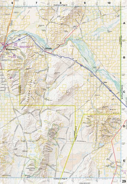 Nevada Atlas & Gazetteer Page 29 Preview 1