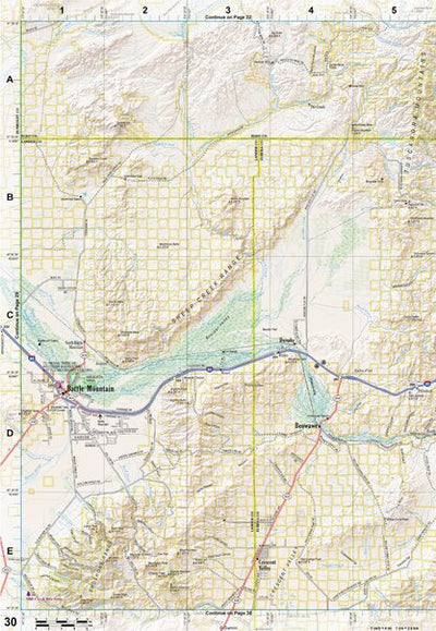 Nevada Atlas & Gazetteer Page 30 Preview 1