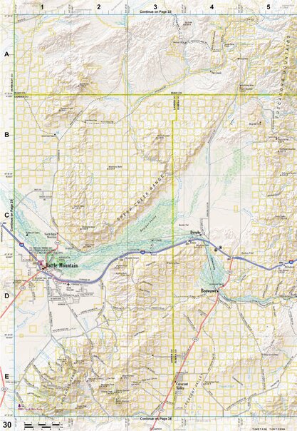 Nevada Atlas & Gazetteer Page 30 Preview 1