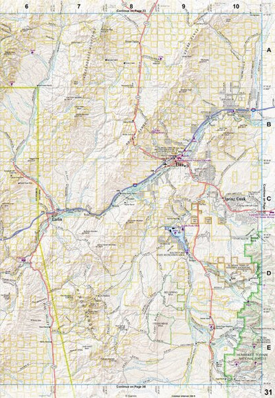 Nevada Atlas & Gazetteer Page 31 Preview 1