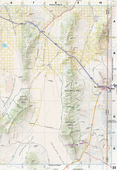 Nevada Atlas & Gazetteer Page 33 Preview 1