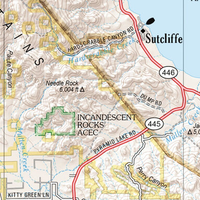 Nevada Atlas & Gazetteer Page 34 Preview 2