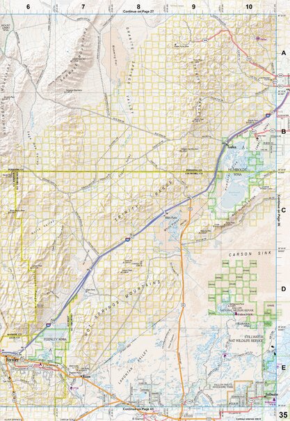 Nevada Atlas & Gazetteer Page 35 Preview 1