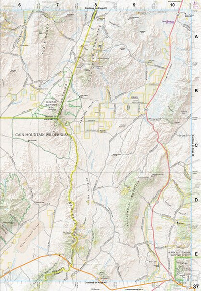 Nevada Atlas & Gazetteer Page 37 Preview 1