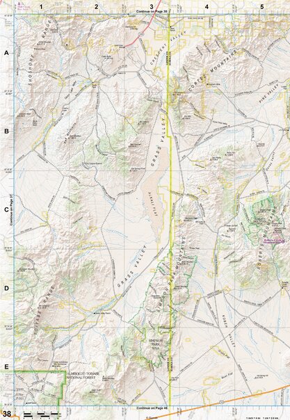 Nevada Atlas & Gazetteer Page 38 Preview 1