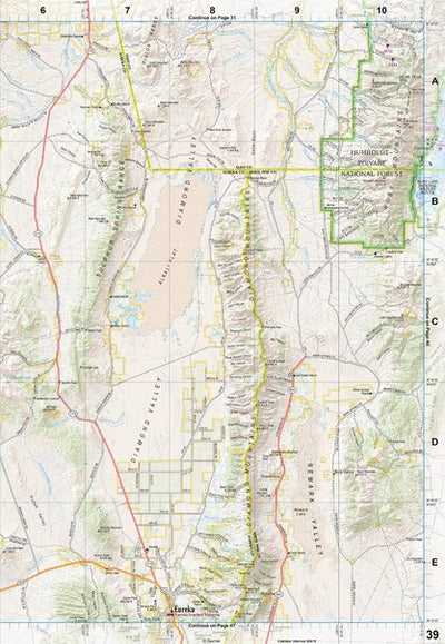 Nevada Atlas & Gazetteer Page 39 Preview 1
