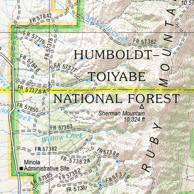 Nevada Atlas & Gazetteer Page 39 Preview 3