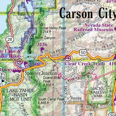 Nevada Atlas & Gazetteer Page 42 Preview 3