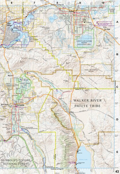 Nevada Atlas & Gazetteer Page 43 Preview 1