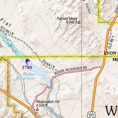 Nevada Atlas & Gazetteer Page 43 Preview 2