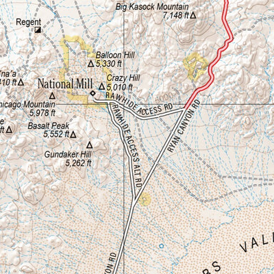 Nevada Atlas & Gazetteer Page 44 Preview 3