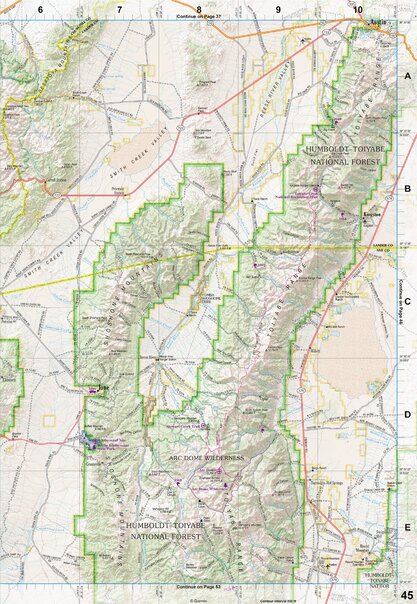 Nevada Atlas & Gazetteer Page 45 Preview 1
