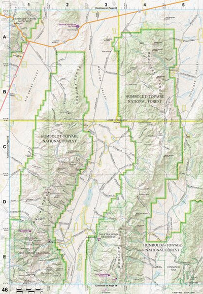 Nevada Atlas & Gazetteer Page 46 Preview 1