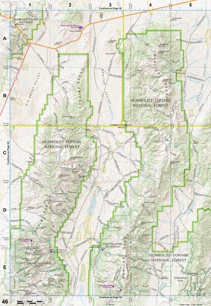 Nevada Atlas & Gazetteer Page 46 Preview 1