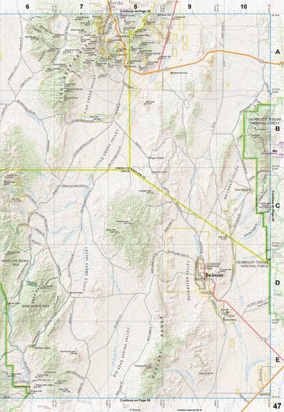 Nevada Atlas & Gazetteer Page 47 Preview 1