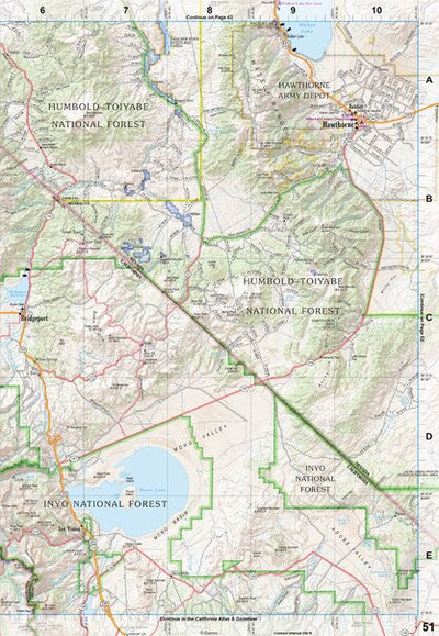 Nevada Atlas & Gazetteer Page 51 Preview 1