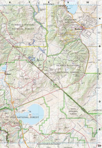 Nevada Atlas & Gazetteer Page 51 Preview 1