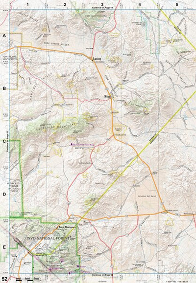 Nevada Atlas & Gazetteer Page 52 Preview 1