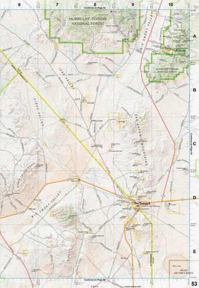 Nevada Atlas & Gazetteer Page 53 Preview 1