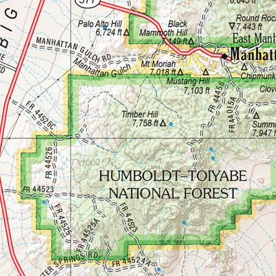 Nevada Atlas & Gazetteer Page 53 Preview 3