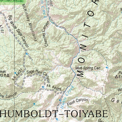 Nevada Atlas & Gazetteer Page 54 Preview 3