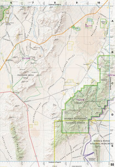 Nevada Atlas & Gazetteer Page 55 Preview 1