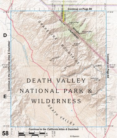 Nevada Atlas & Gazetteer Page 58 Inset Preview 1