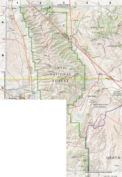 Nevada Atlas & Gazetteer Page 58 Preview 1