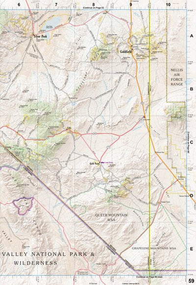 Nevada Atlas & Gazetteer Page 59 Preview 1