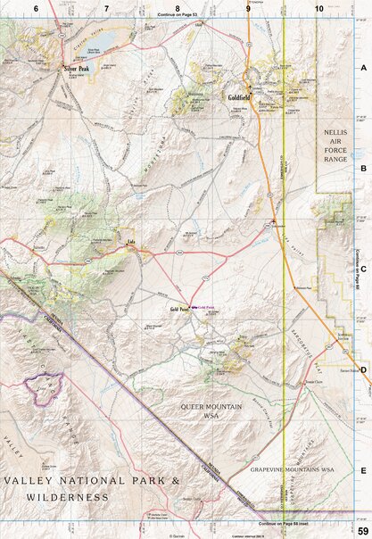 Nevada Atlas & Gazetteer Page 59 Preview 1