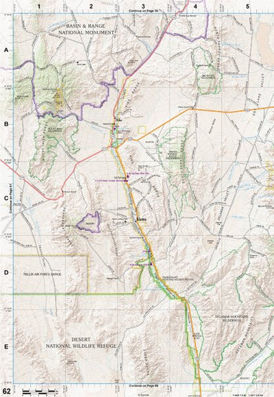 Nevada Atlas & Gazetteer Page 62 Preview 1