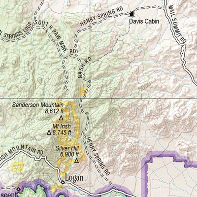 Nevada Atlas & Gazetteer Page 62 Preview 3