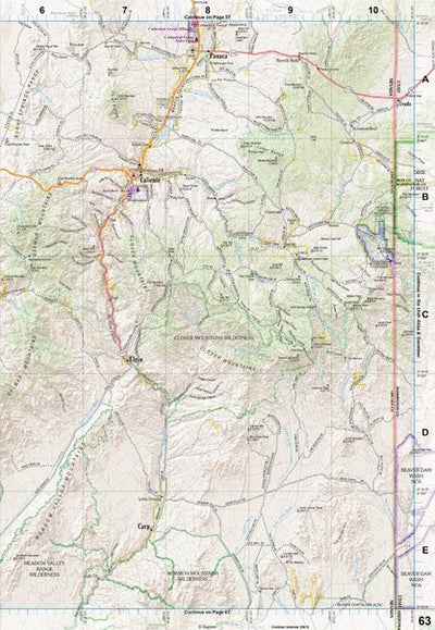 Nevada Atlas & Gazetteer Page 63 Preview 1