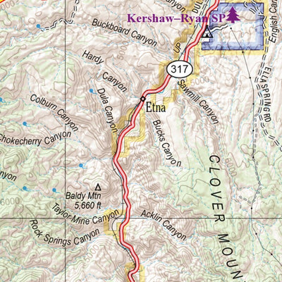 Nevada Atlas & Gazetteer Page 63 Preview 3