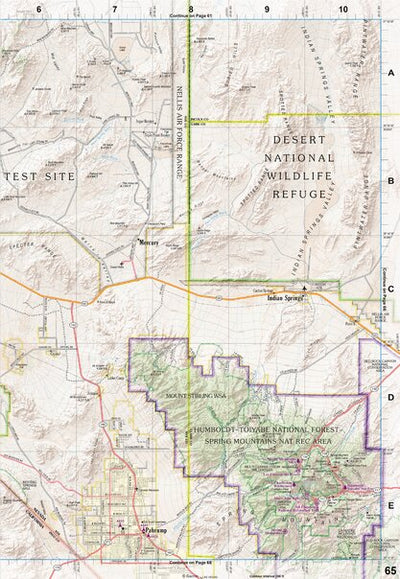 Nevada Atlas & Gazetteer Page 65 Preview 1