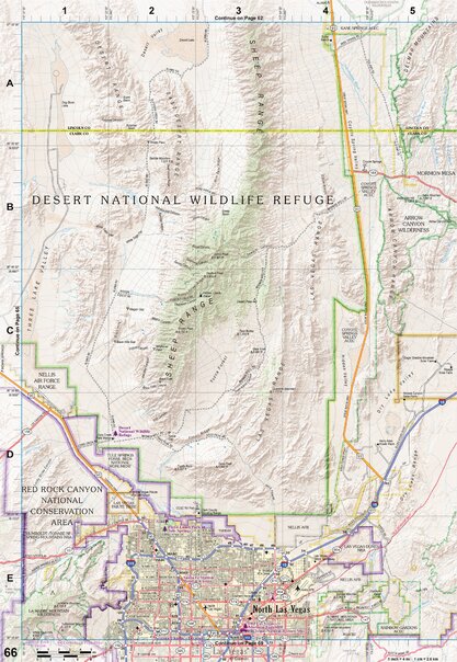 Nevada Atlas & Gazetteer Page 66 Preview 1