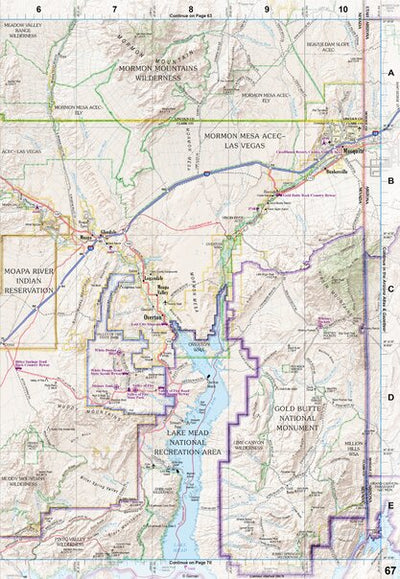 Nevada Atlas & Gazetteer Page 67 Preview 1