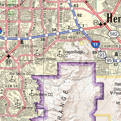 Nevada Atlas & Gazetteer Page 69 Preview 3