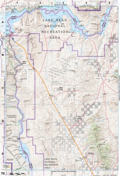 Nevada Atlas & Gazetteer Page 70 Preview 1