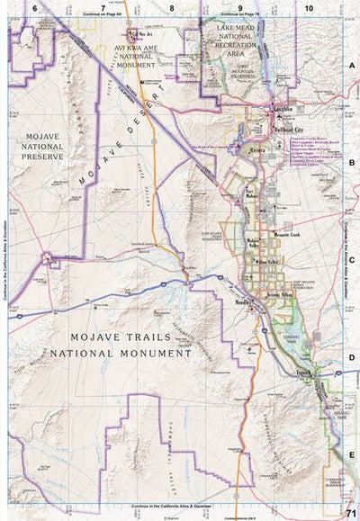 Nevada Atlas & Gazetteer Page 71 Preview 1