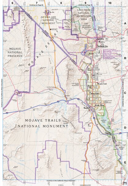 Nevada Atlas & Gazetteer Page 71 Preview 1