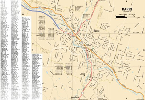 New Hampshire/Vermont Atlas & Gazetteer- Barre VT Preview 1