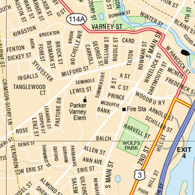 New Hampshire/Vermont Atlas & Gazetteer- Manchester NH 1 Preview 3
